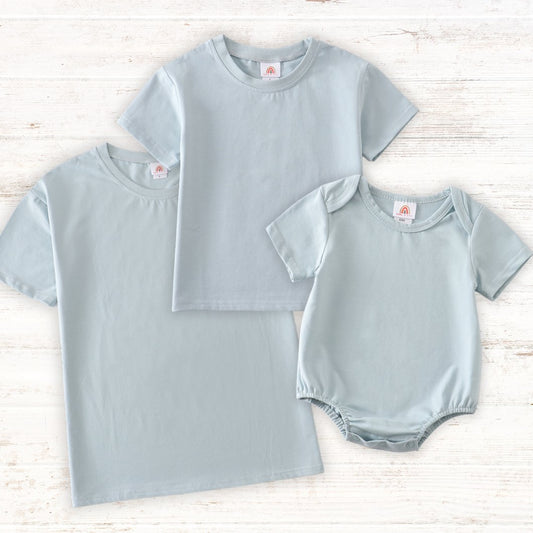 Basic Tee - Adult|Kids|Baby - Blue - Gibs+Grady