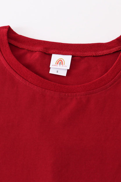 Basic Tee - Adult|Kids|Baby - Maroon - Gibs+Grady