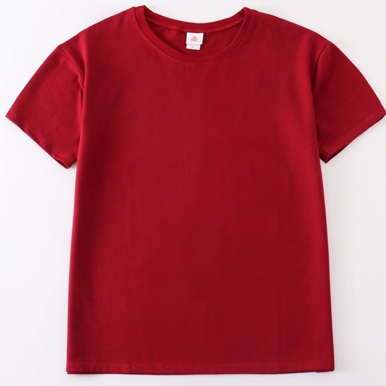 Basic Tee - Adult|Kids|Baby - Maroon - Gibs+Grady