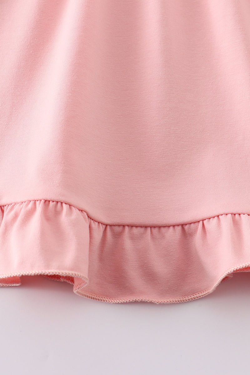 Bella Ruffle Dress - Pink - Gibs+Grady