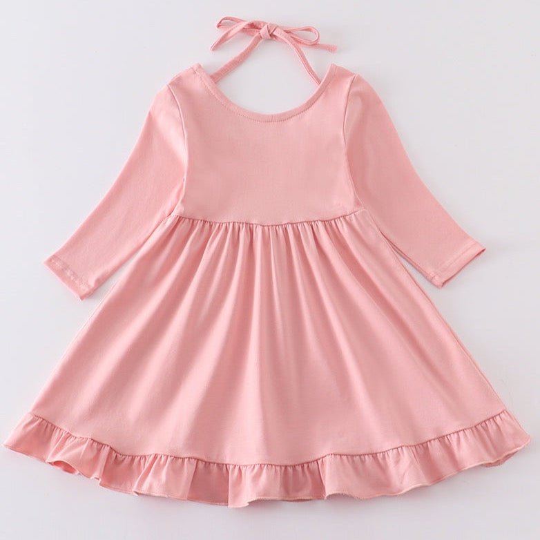 Bella Ruffle Dress - Pink - Gibs+Grady