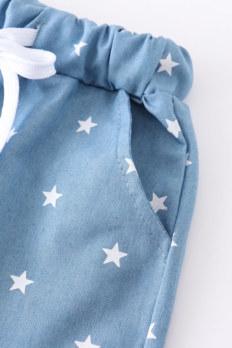 Blue Star Pocket Shorts - Gibs+Grady