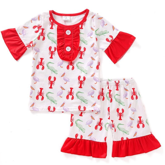 Coastal Dreams Print Girl Set - Gibs+Grady