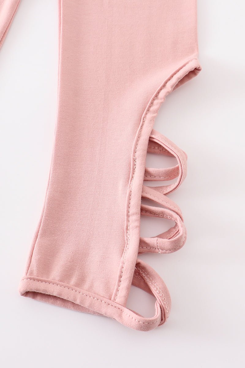 Criss Cross Leggings - Pink - Gibs+Grady