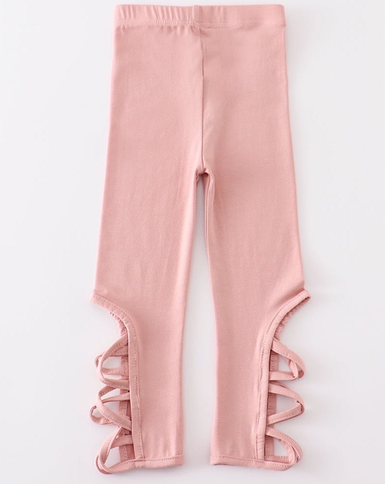 Criss Cross Leggings - Pink - Gibs+Grady