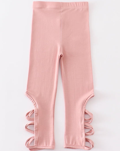 Criss Cross Leggings - Pink - Gibs+Grady