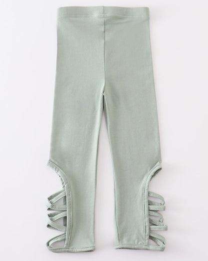 Criss Cross Leggings - Sage - Gibs+Grady