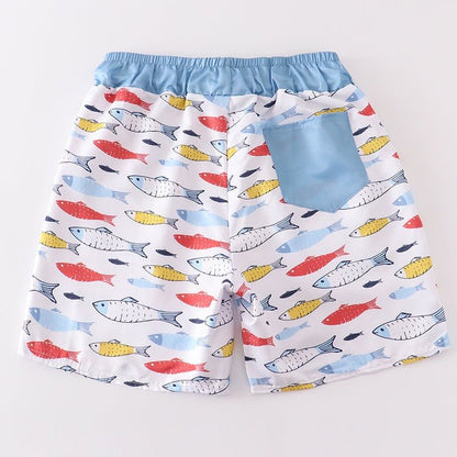 Fish Print Men Swim Trunks - Adult - Gibs+Grady