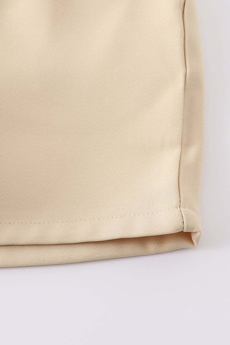 Gibson Chino Pocket Shorts - Beige - Gibs+Grady