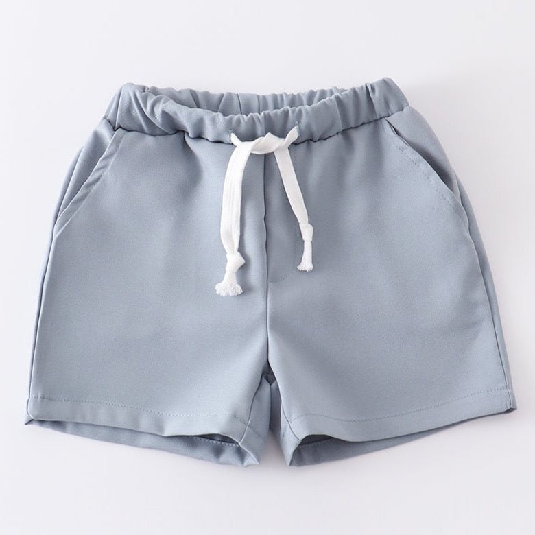 Gibson Chino Pocket Shorts - Blue - Gibs+Grady