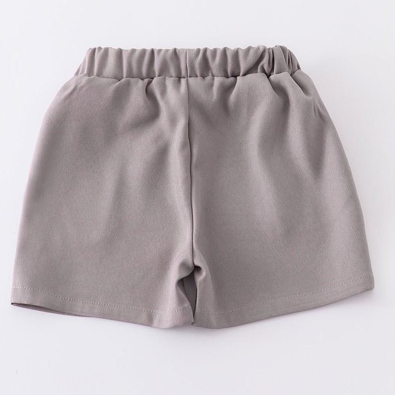 Gibson Chino Pocket Shorts - Grey - Gibs+Grady