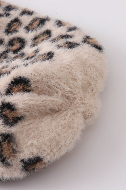 Leopard Beanie - Beige - Gibs+Grady