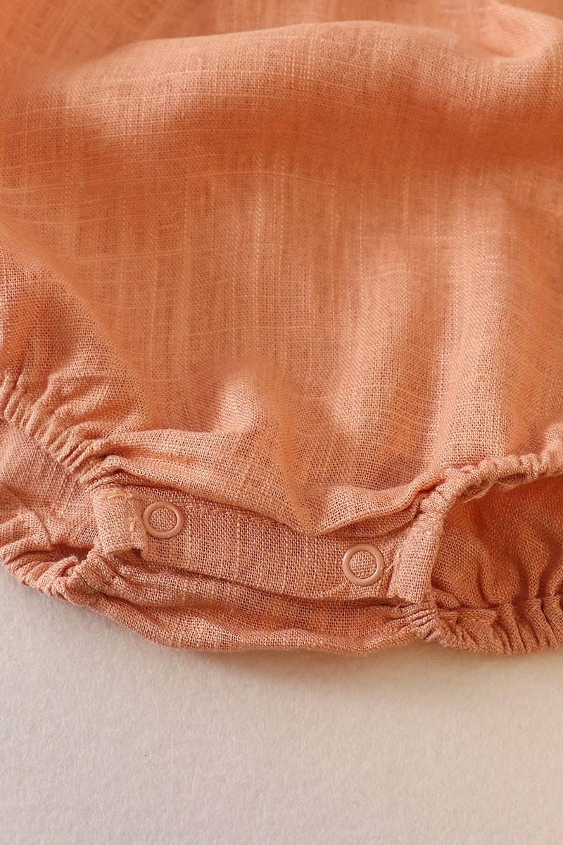 Linen Blush Ruffle Strap Bubble - Gibs+Grady