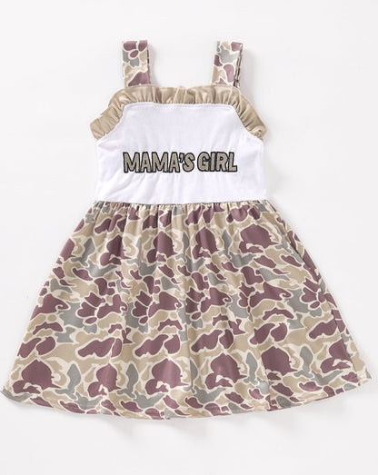 Mama’s Girl Camo Print Dress - Gibs+Grady