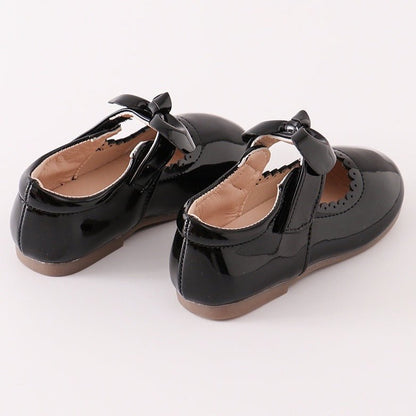 Mary Jane Shoes with Bow - Black - Gibs+Grady