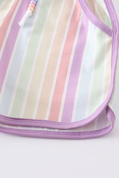 Melody Multicolored Stripe Girl Shorts - Gibs+Grady