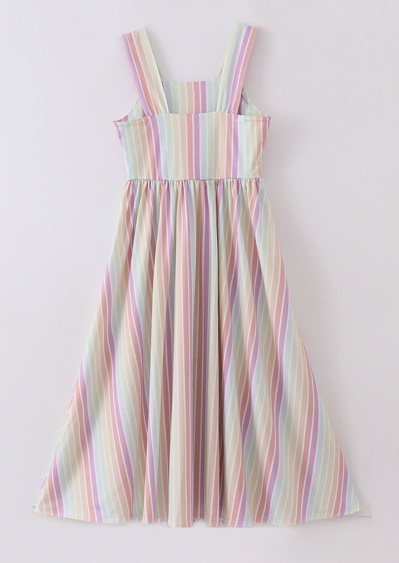 Melody Multicolored Stripe Women Dress - Gibs+Grady