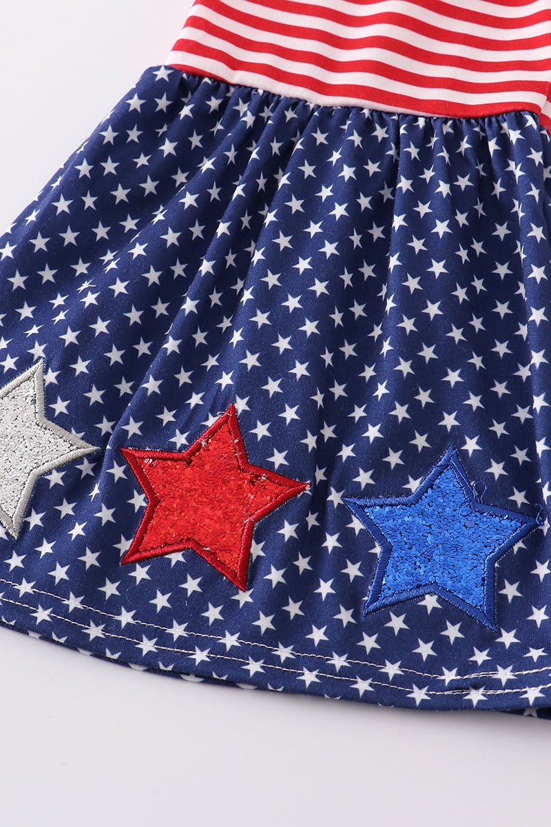 Patriotic Star Spangle Girl Bell Bottoms - Gibs+Grady