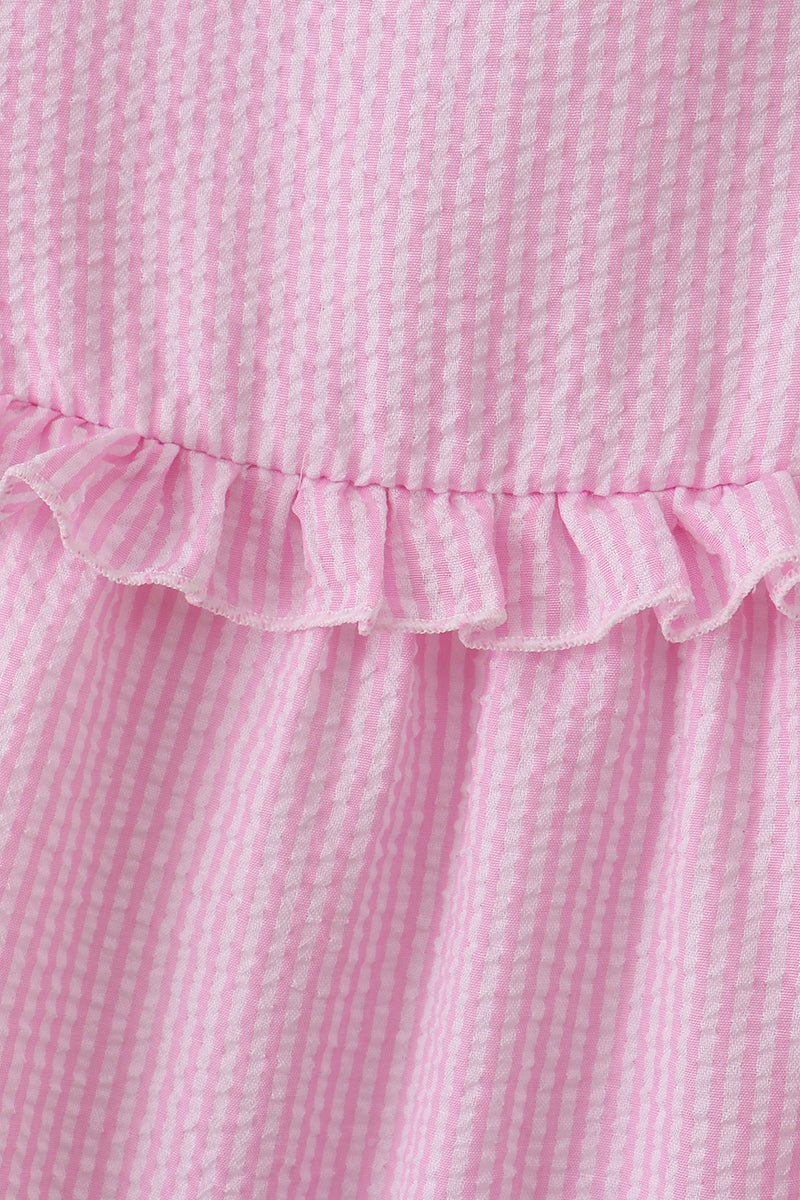 Pink Seersucker Women’s Dress - Gibs+Grady