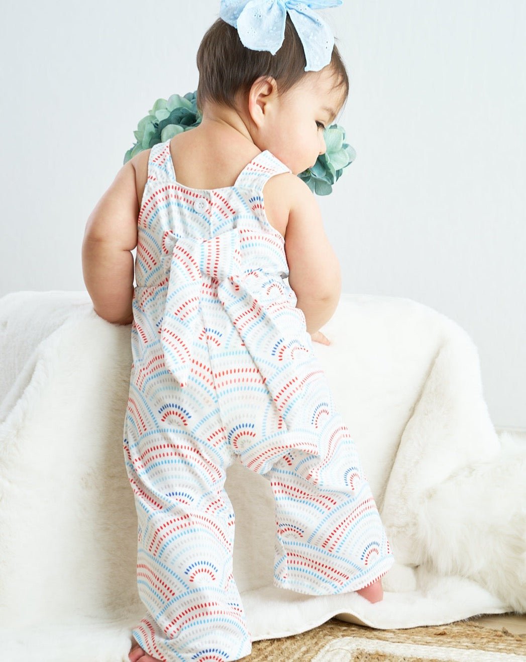 Rainbow Print Girl Jumpsuit - Gibs+Grady