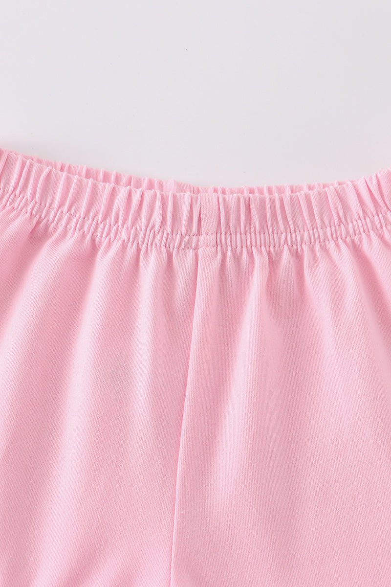 Ruffle Shorts - Blush - Gibs+Grady