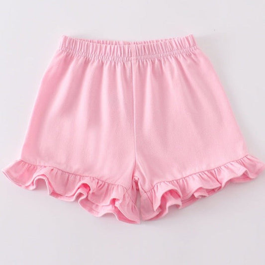 Ruffle Shorts - Blush - Gibs+Grady