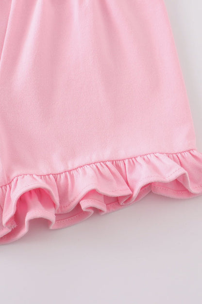 Ruffle Shorts - Blush - Gibs+Grady