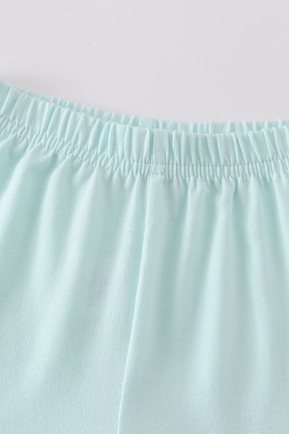 Ruffle Shorts - Mint - Gibs+Grady