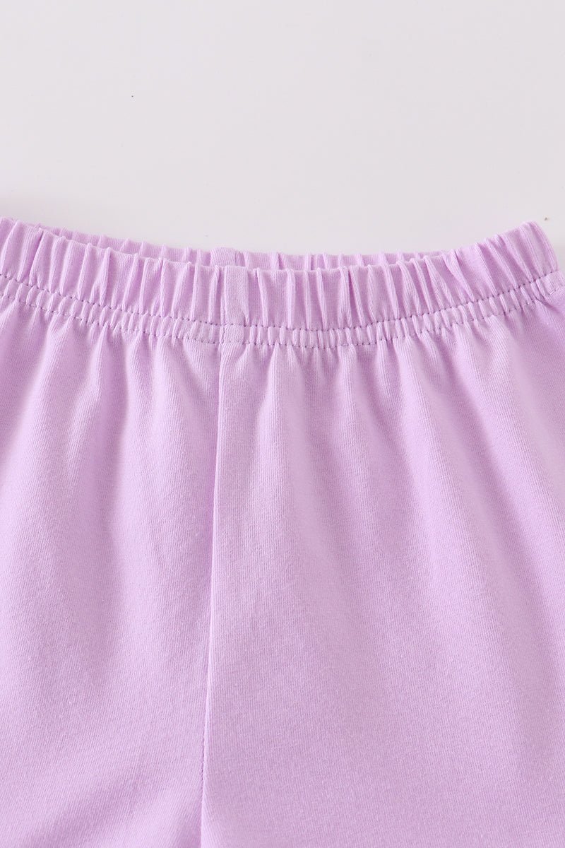 Ruffle Shorts - Purple - Gibs+Grady