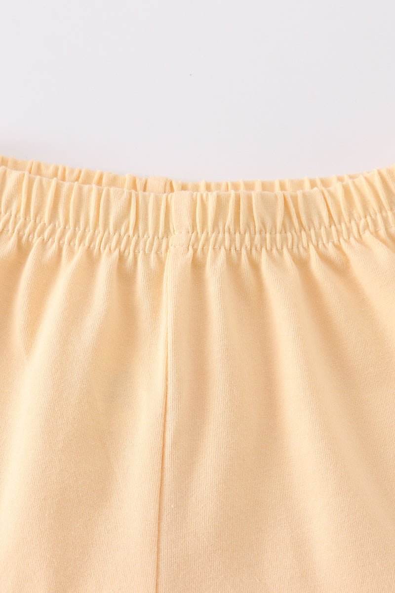 Ruffle Shorts - Yellow - Gibs+Grady