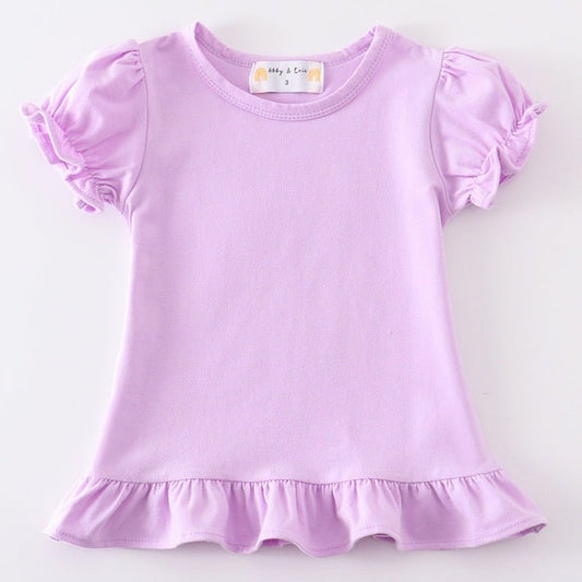 Ruffle Top - Purple - Gibs+Grady