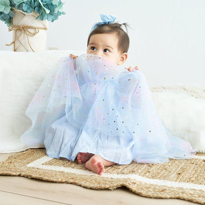 Star Strap Tulle Dress - Blue - Gibs+Grady