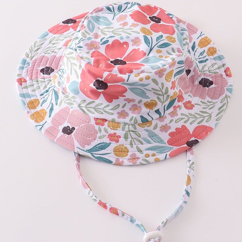 Sun Hat - Floral Print - Gibs+Grady