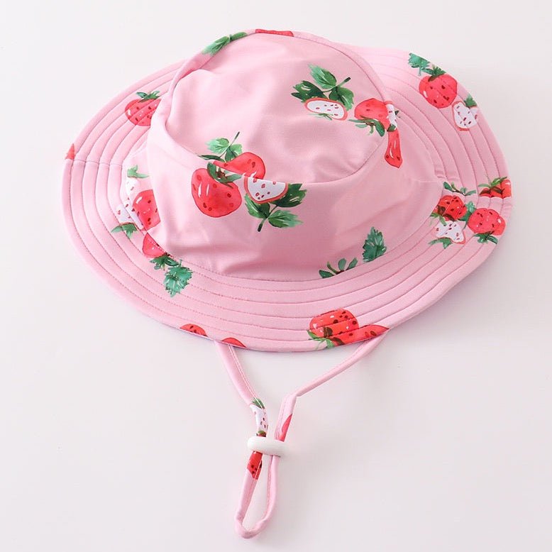 Sun Hat - Strawberry Print - Gibs+Grady